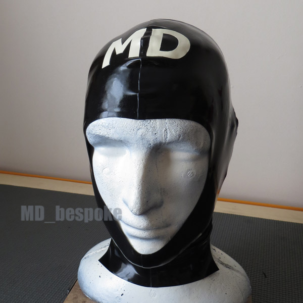 Open faced latex hood 600